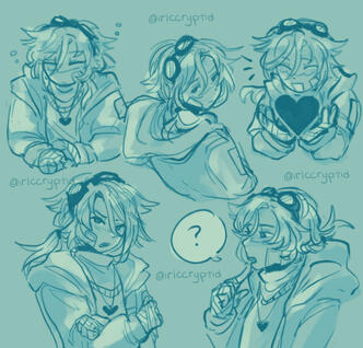 sketch sheet for ruqui on discord - $10